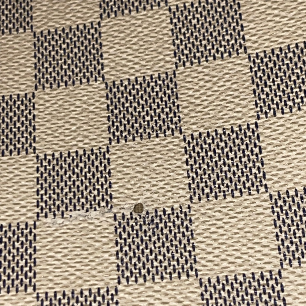 Lv Damier azur mm neverfull bag 12.6x11.4x8 - Picture 9 of 15